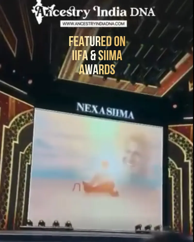 Ancestry India brand feature at the SIIMA and IIFA awards