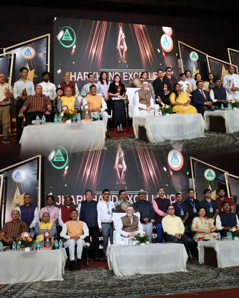 Dignitaries on stage at the YHAI Excellence Awards